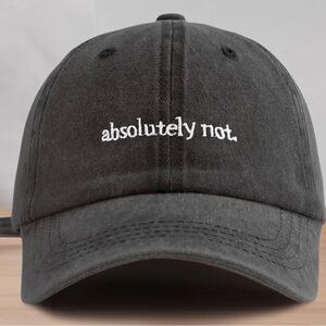 SHEIN Black Embroidered Cap